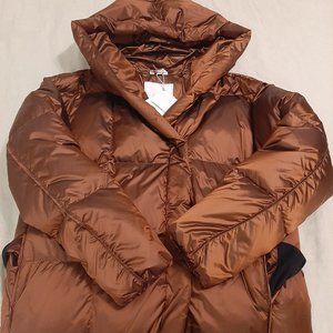 NWT Sosken Studios Oversized Brown Puffer